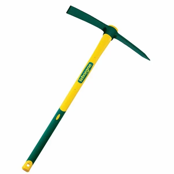 KADAX Pioche pointue avec manche en bois, 2,5 kg, pioche en acier résistant, pioche à double tête, pioche universelle pour ameublir le sol (longueur : 90 cm) 