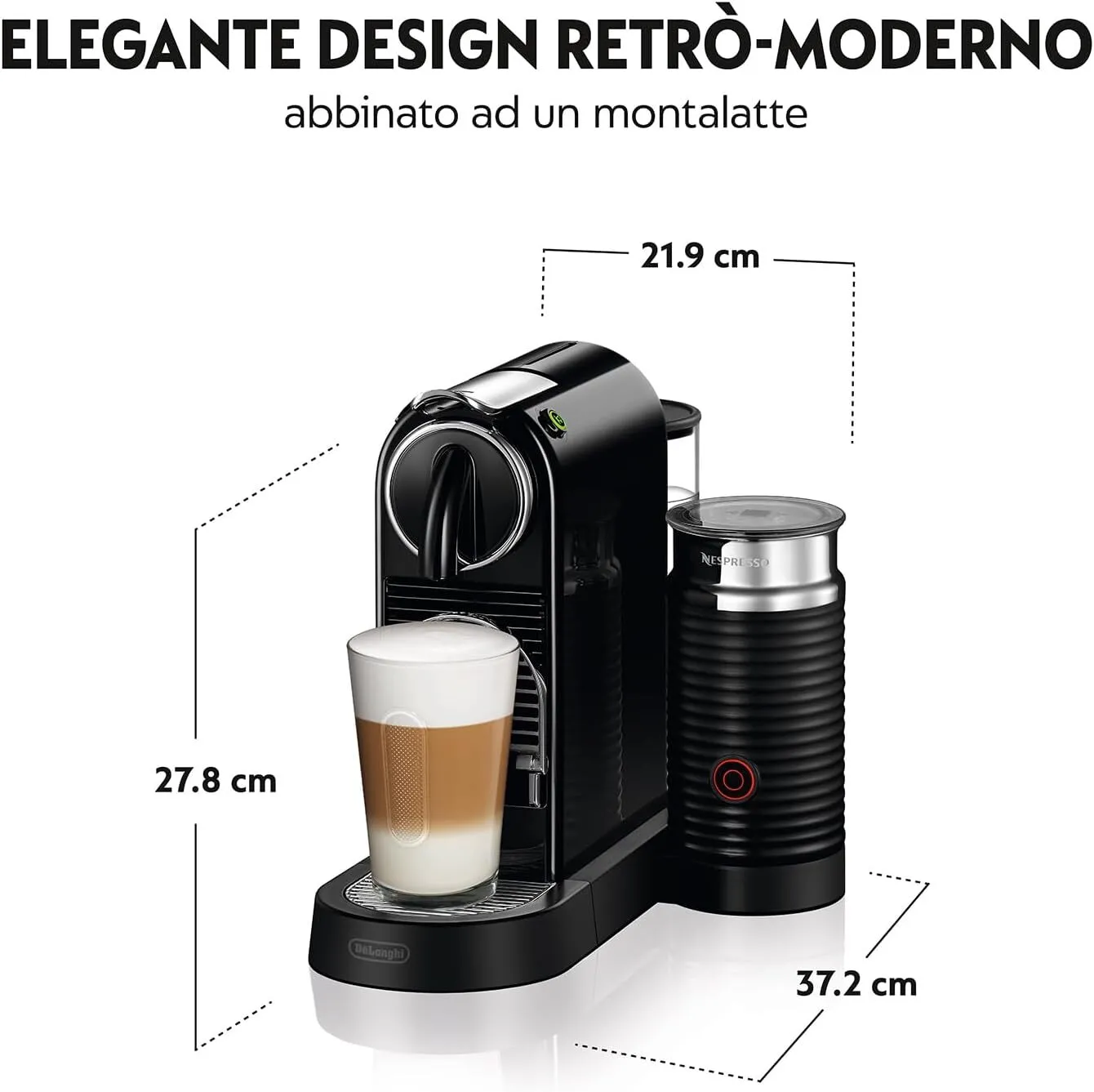 DeLonghi EN 267 BAE CITIZ - Machine à Expresso [Classe énergétique A]
