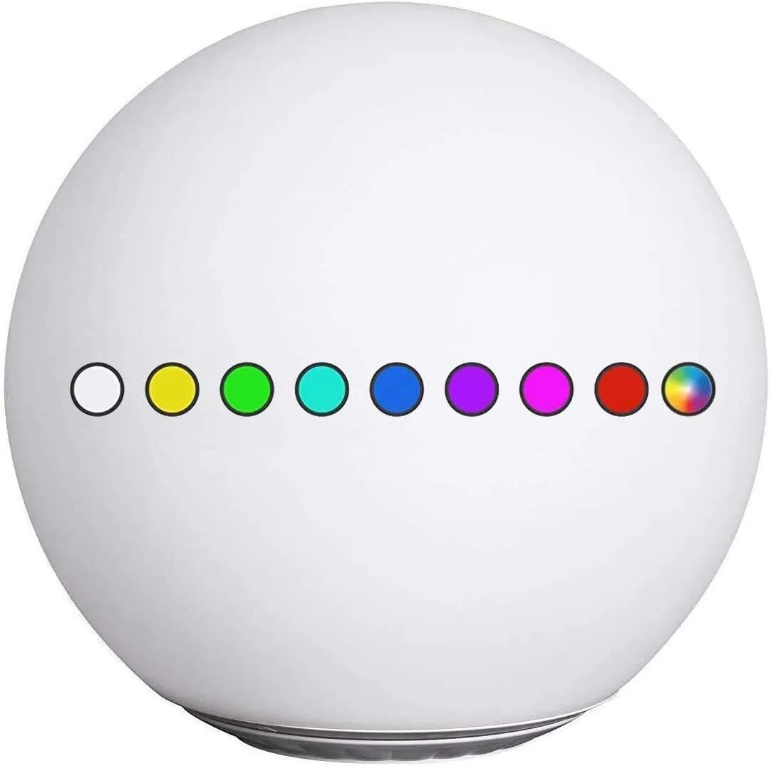 Lampes solaires d'extérieur étanches - Diamètre : 30/40 cm - Lampe solaire flottante pour étang, piscine et sol - Durable grâce à la technologie solaire - Lampe RGB sans fil - IP67