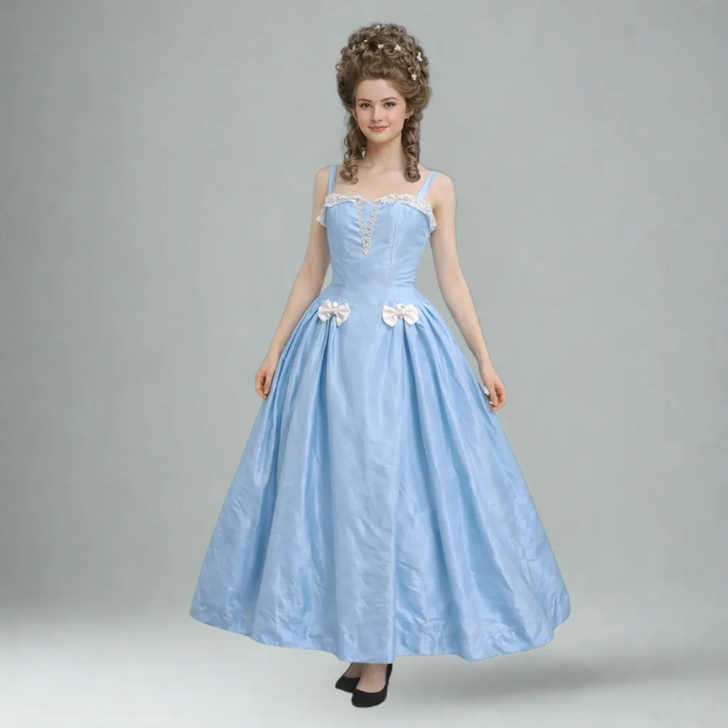 Aristokratiško pokylio viešnia (baroko stiliaus kostiumas)