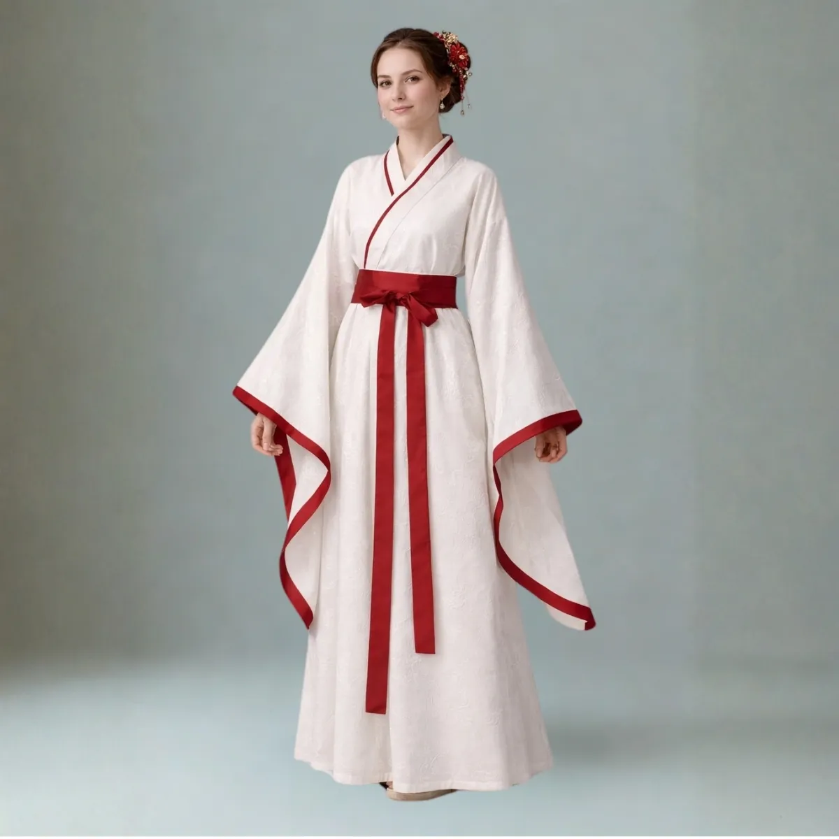 Baltoji rytų deivė (tradicinis kinų hanfu kostiumas)