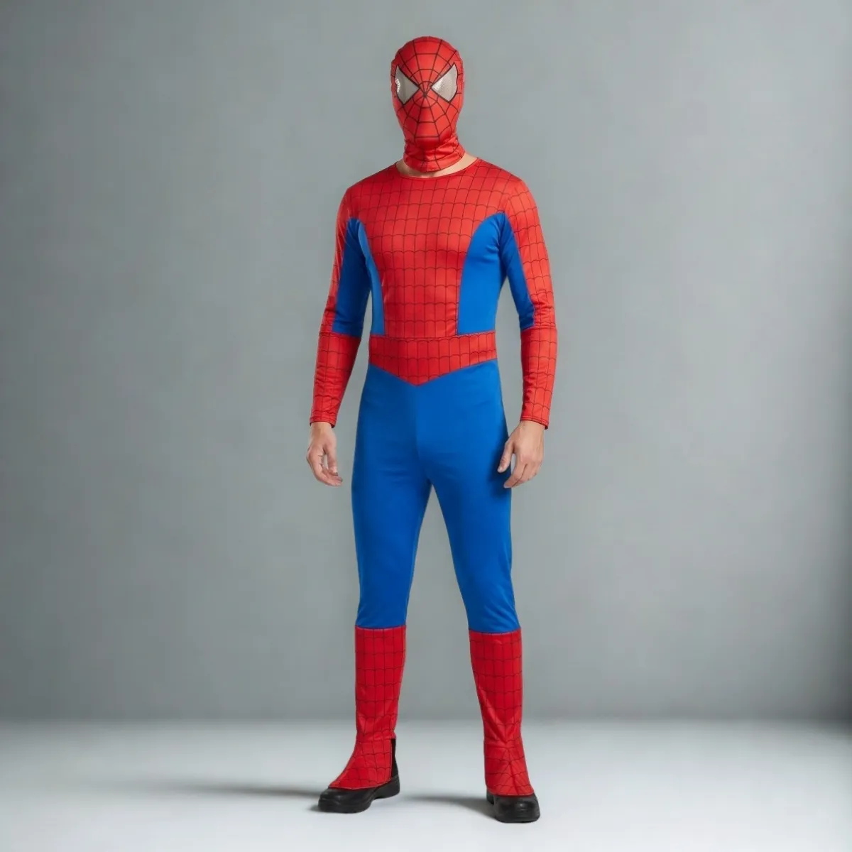 Žmogaus-voro tipo superherojaus kostiumas