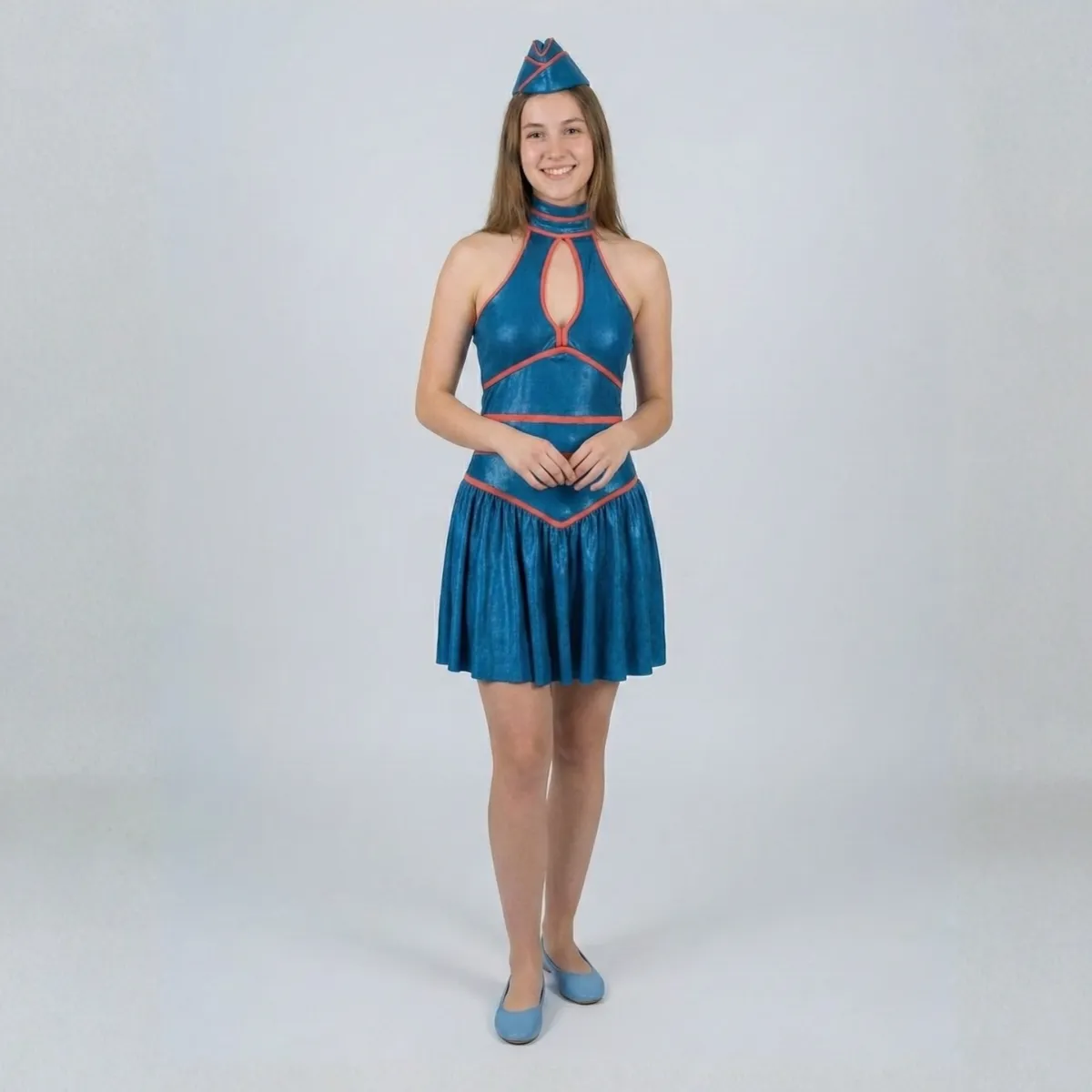 Skrydžio palydovės suknelė