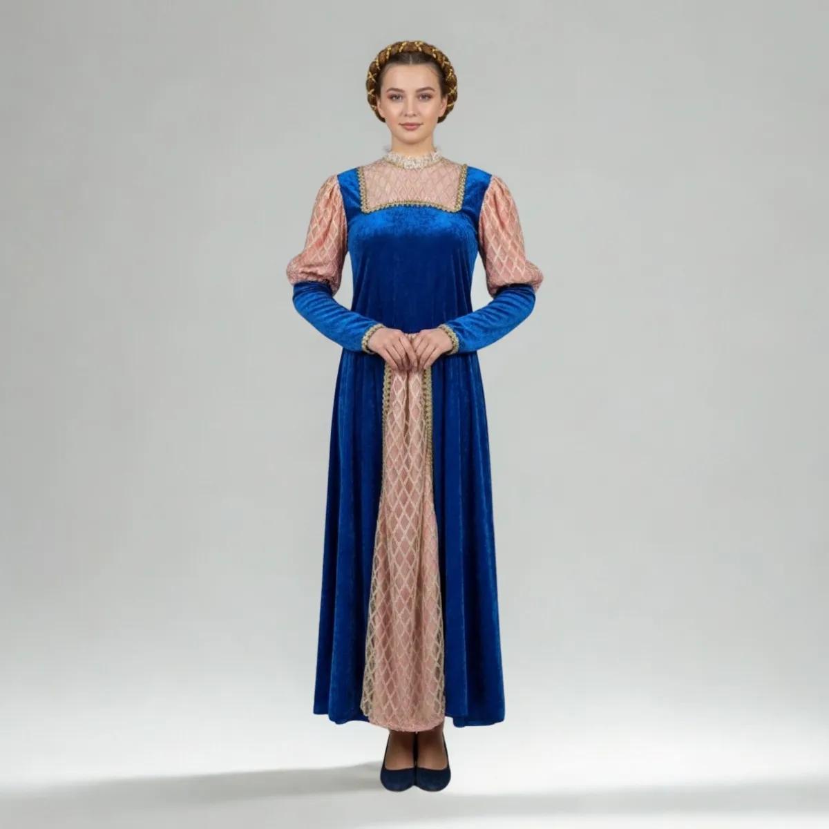 Karališkojo dvaro dama (viduramžių stiliaus kostiumas)