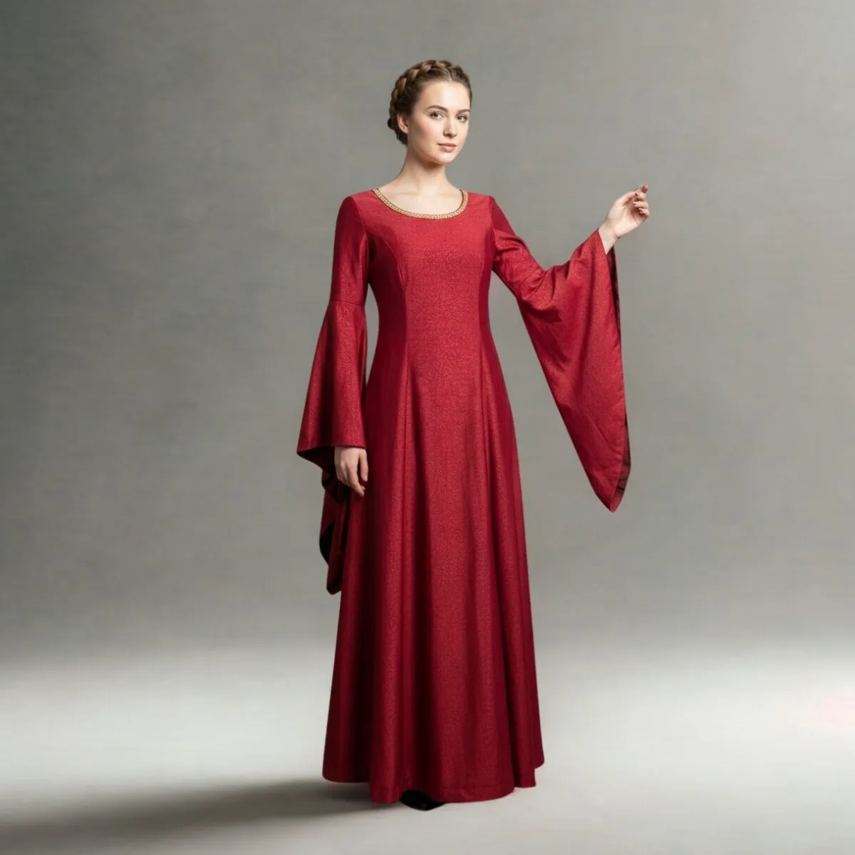 Raudonoji pilies dama (viduramžių laikotarpio kostiumas)