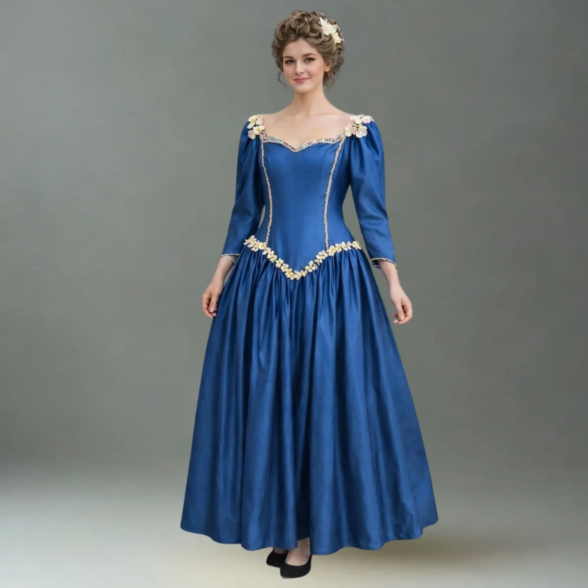 Mėlynoji rūmų dama (baroko stiliaus kostiumas)