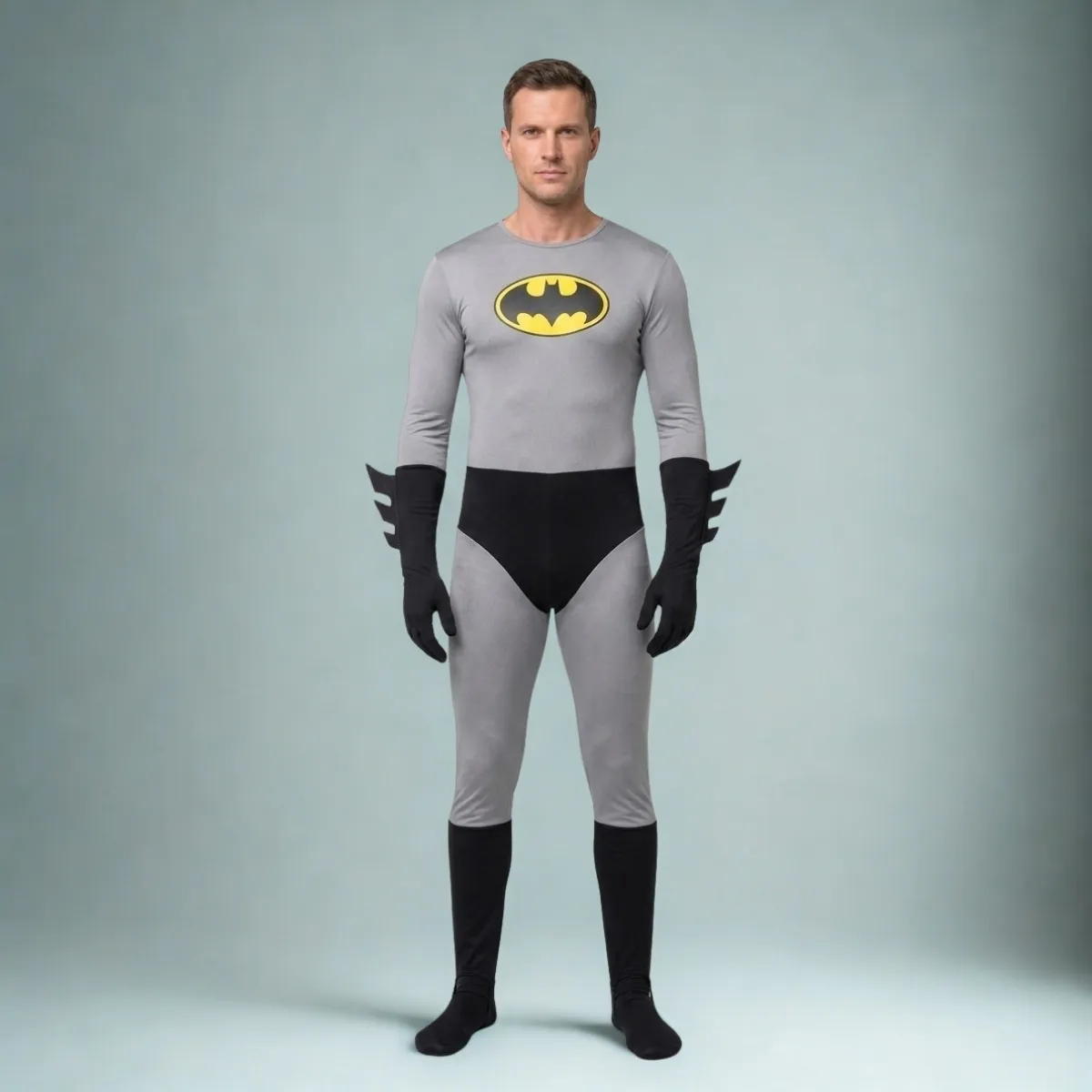 Betmeno stiliaus superherojaus kostiumas