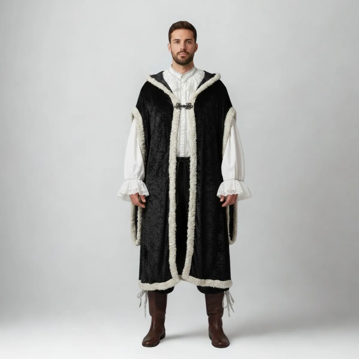 Viduramžių karaliaus kostiumas