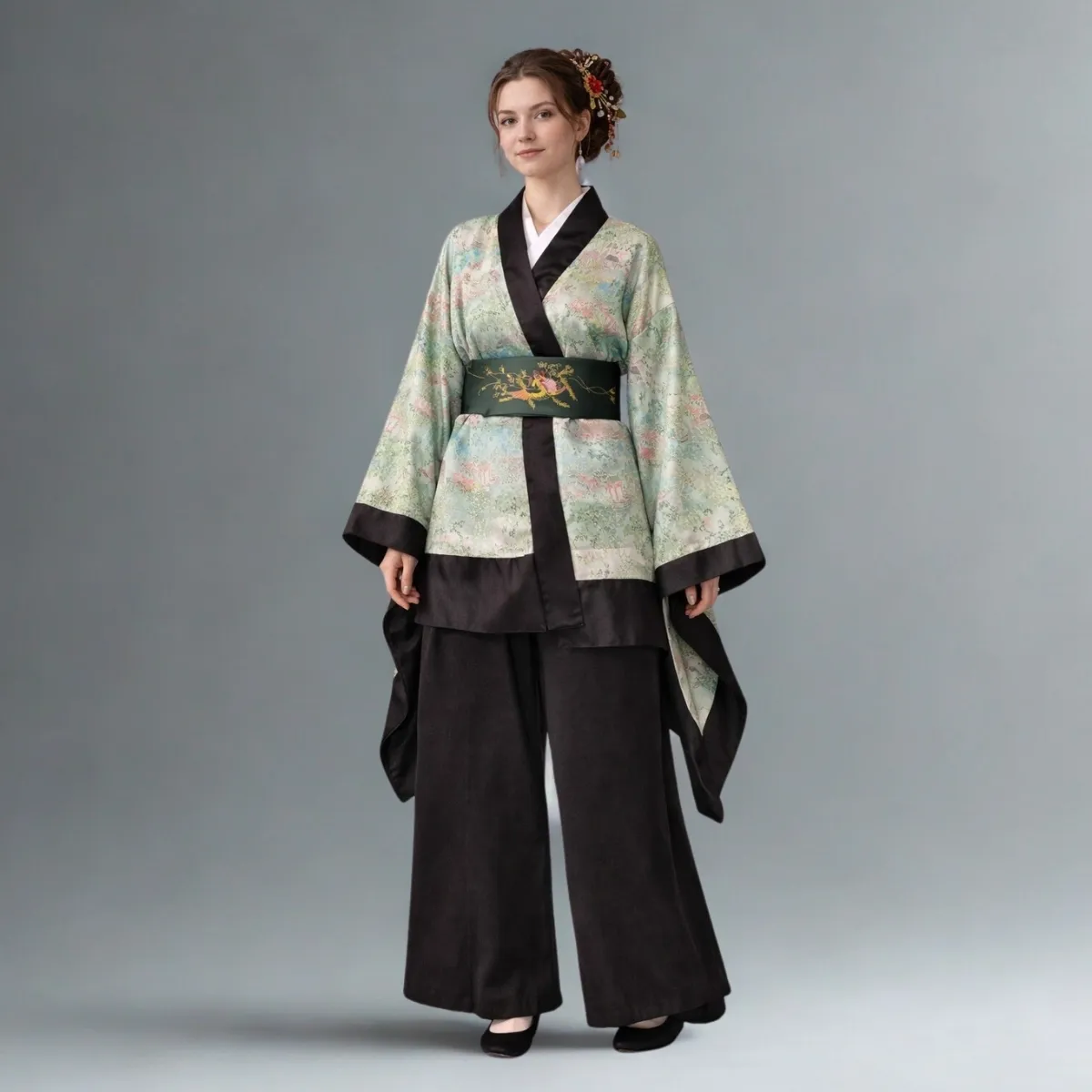 Kimono vilkinti Rytų pricesė