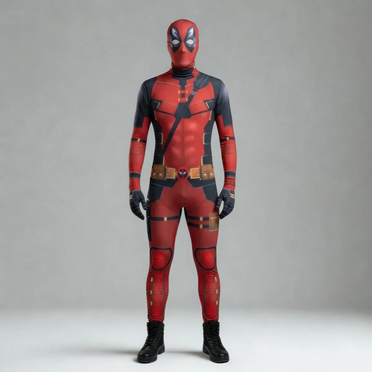 Deadpool tipo antiherojaus kostiumas