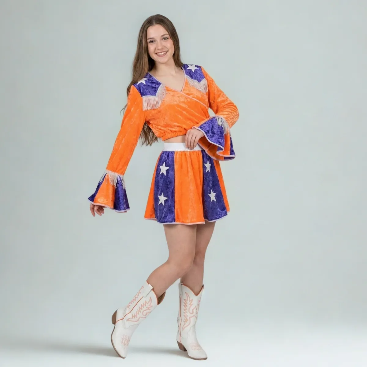 Sportininkų komandos palaikymo šokėja