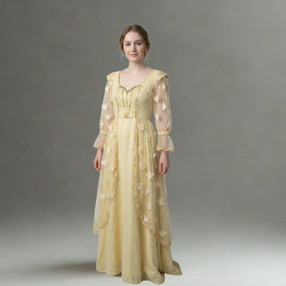 Auksinė princesė (viduramžių stiliaus kostiumas)