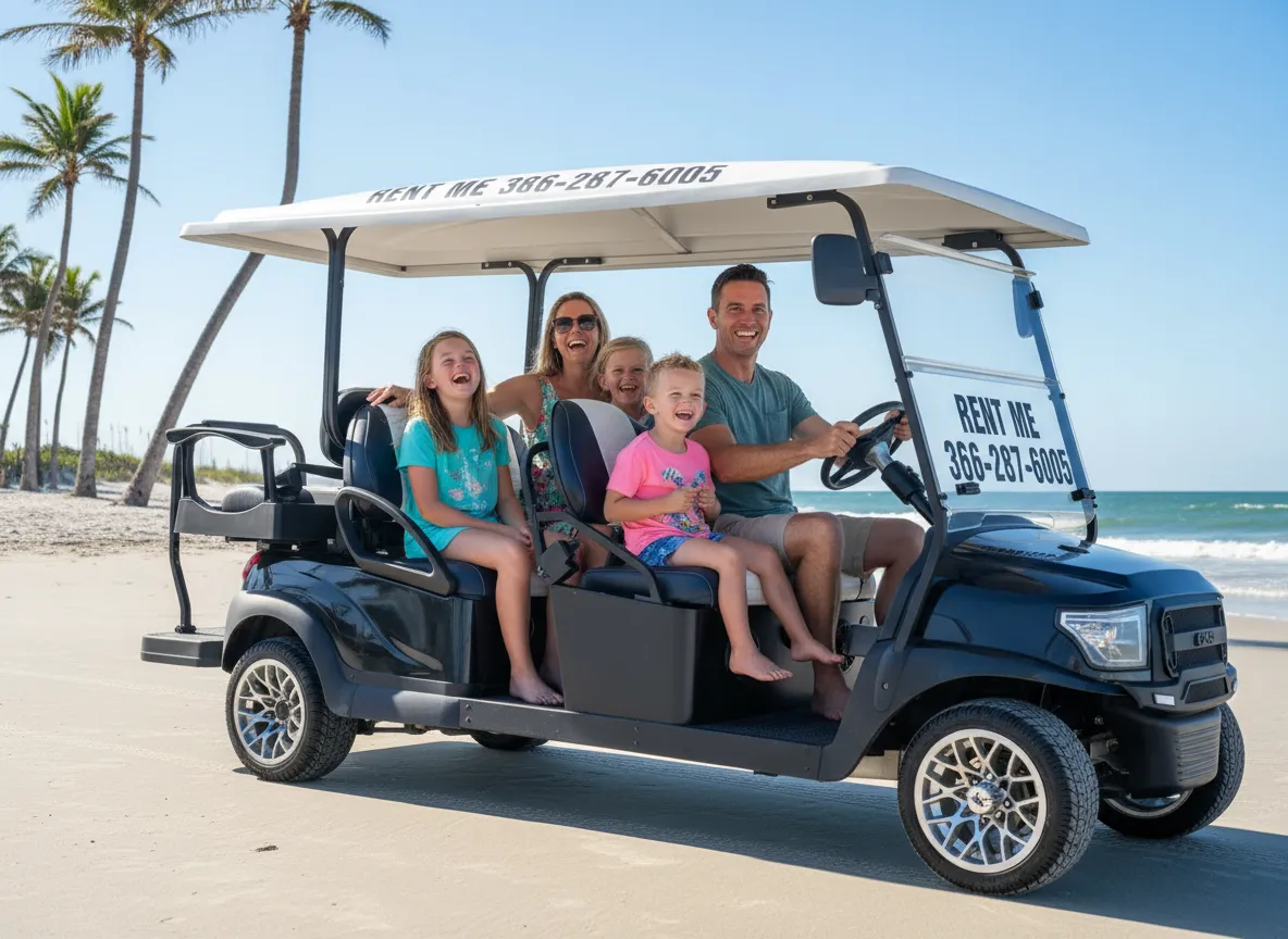 6 seater golf cart 