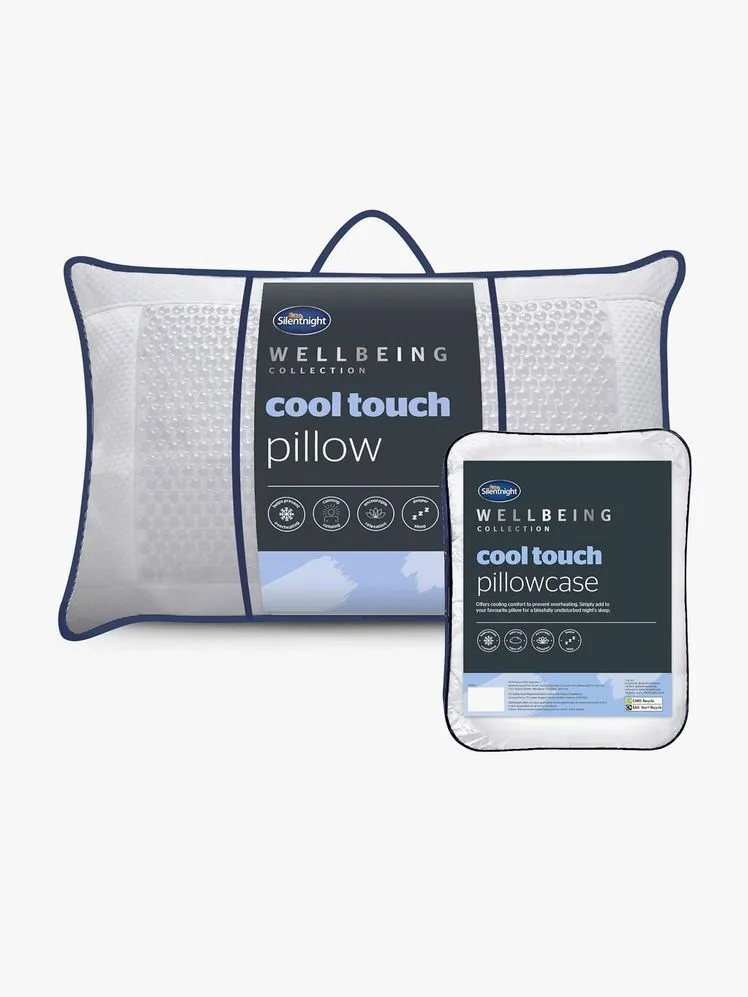 Silentnight Cool Touch Cooling Pillowcase | Temperature Regulating