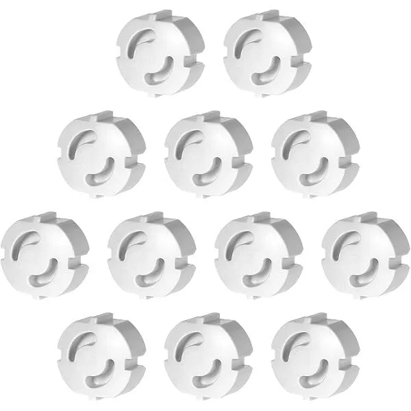 Child Protection Plug Sockets (Pack of 12) | Socket Covers