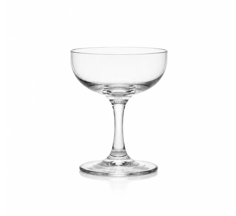 Flat Champagne Plain Stem 