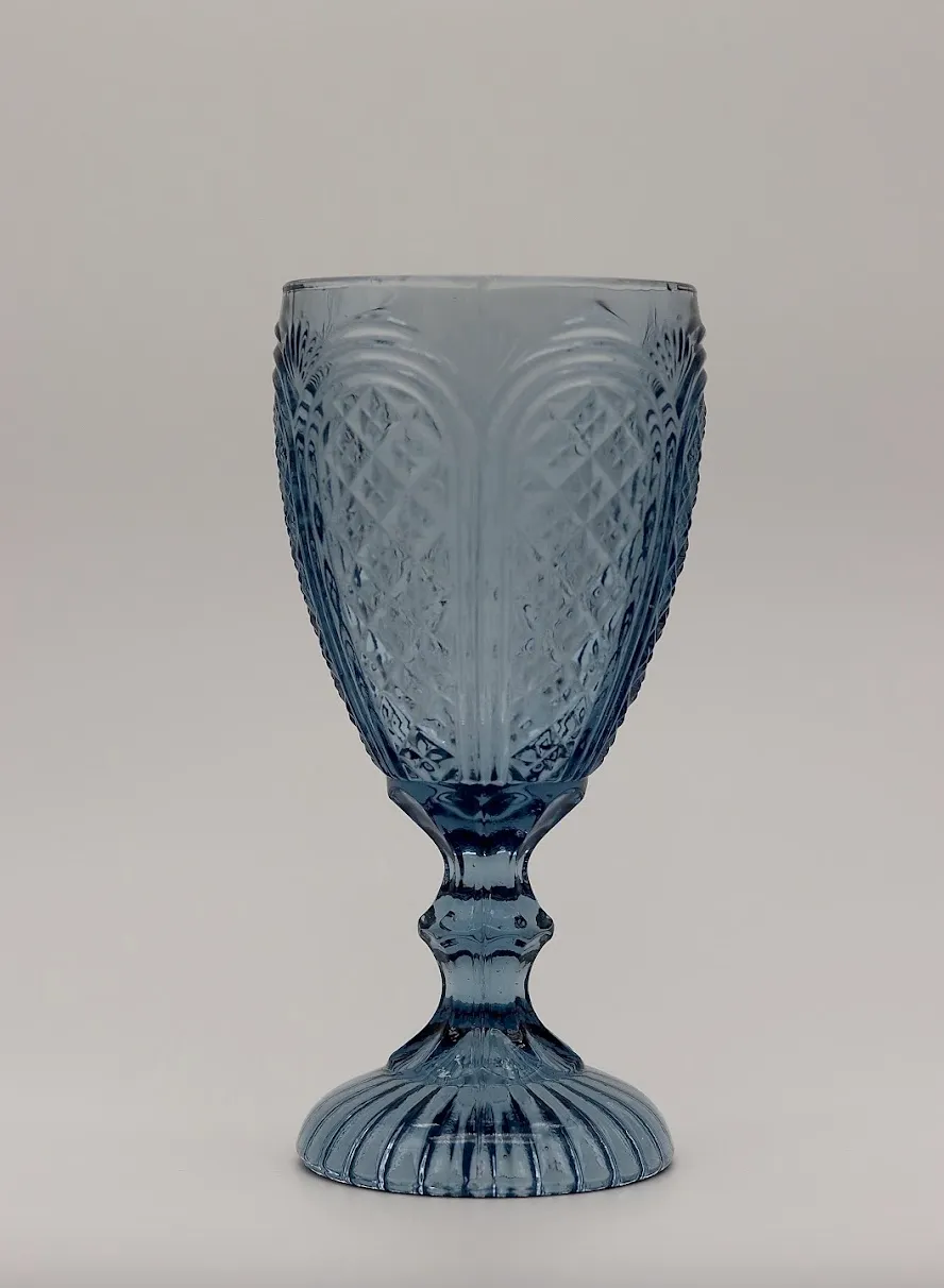 Carousel Goblet Blue