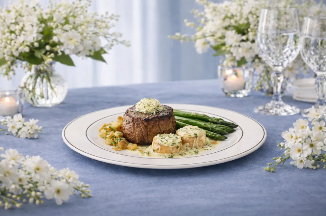 Platinum Rimmed Dinner Plate