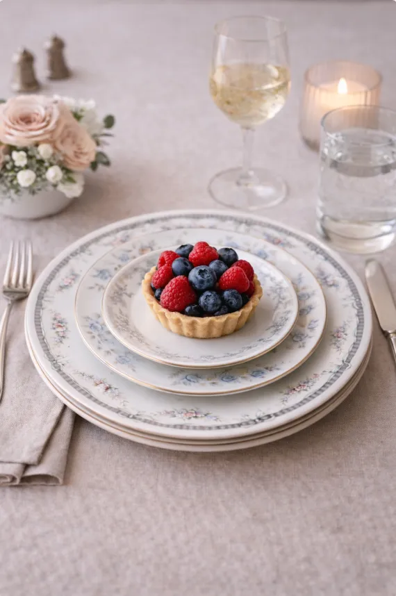 Vintage Mix Dessert Plates