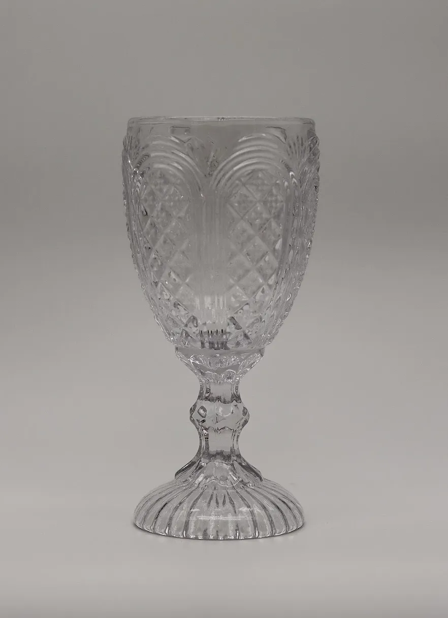 Carousel Goblet Clear