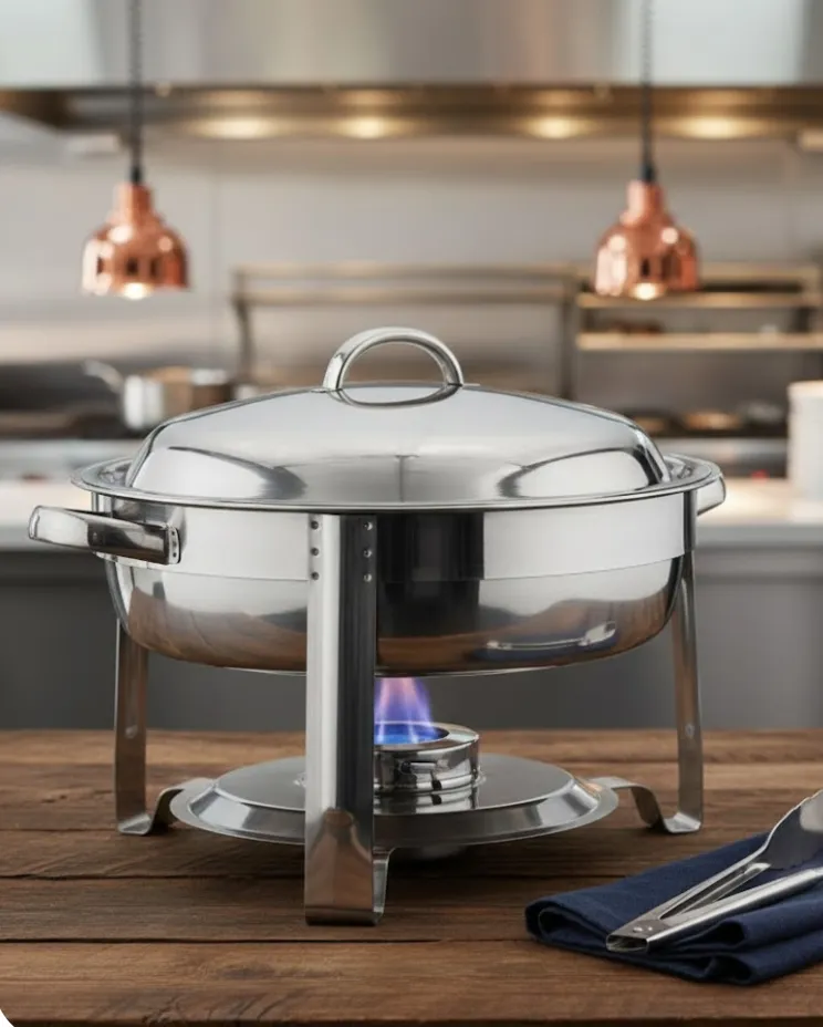 Round Chafer - 4 Quart 