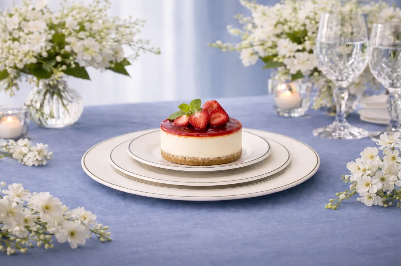 Platinum Rimmed Cocktail/Dessert Plate (6.5")