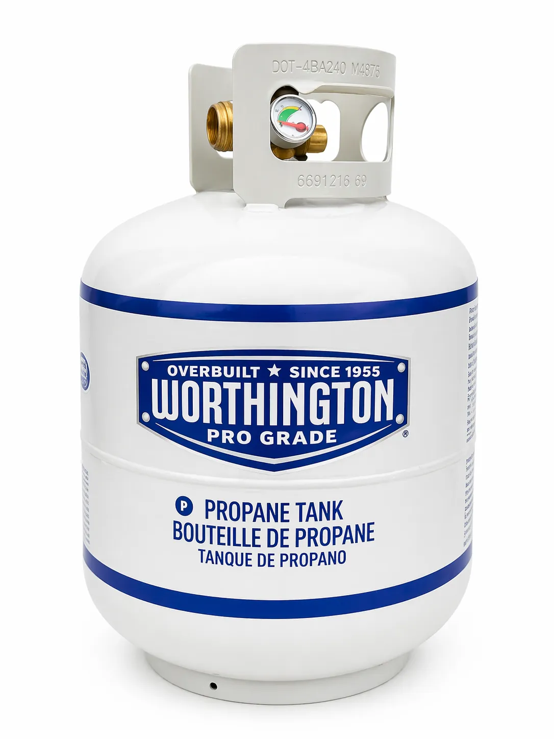20 lb Propane Tank with Guage