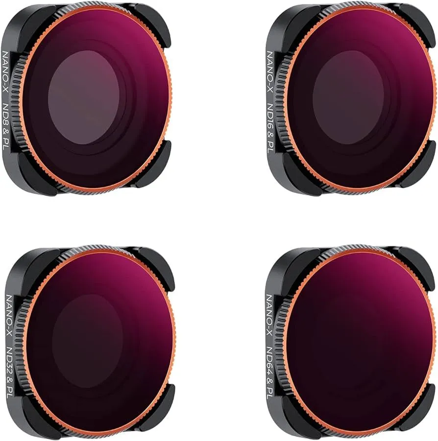 Freewell Bright Day 4-Pack ND/PL Filters for GoPro Hero12