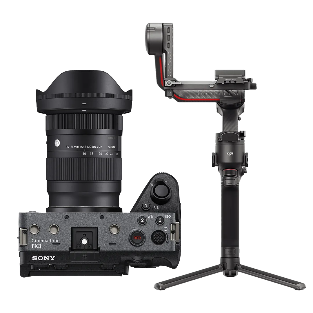 Sony FX3 + 16-28mm Lens + DJI RS3 Pro