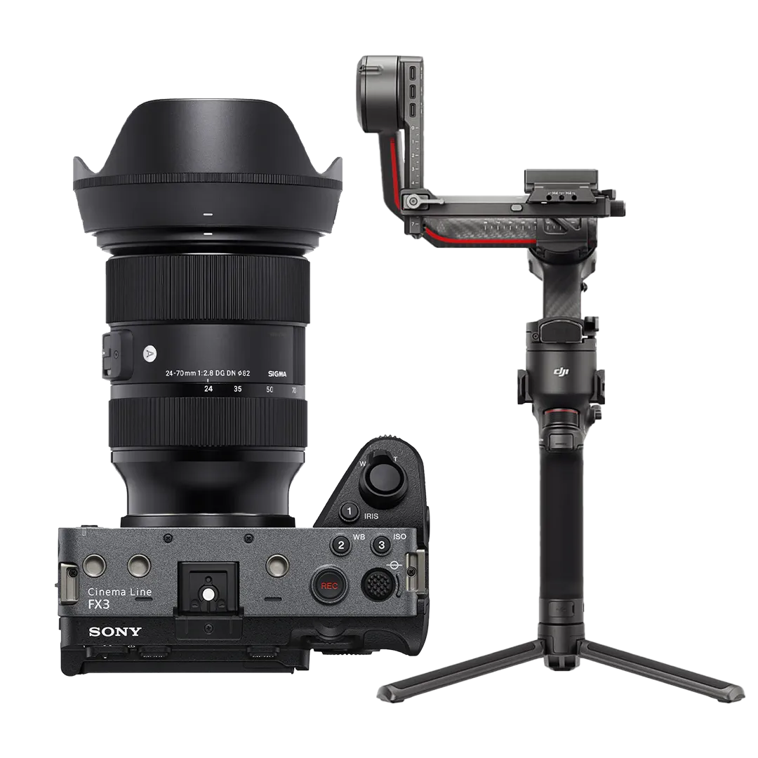 Sony FX3 + 24-70mm Lens + DJI RS3 Pro