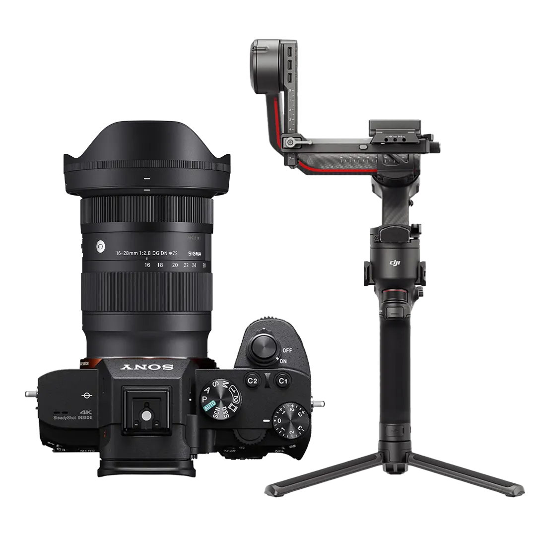 Sony A7III + 16-28mm Lens + DJI RS3 Pro