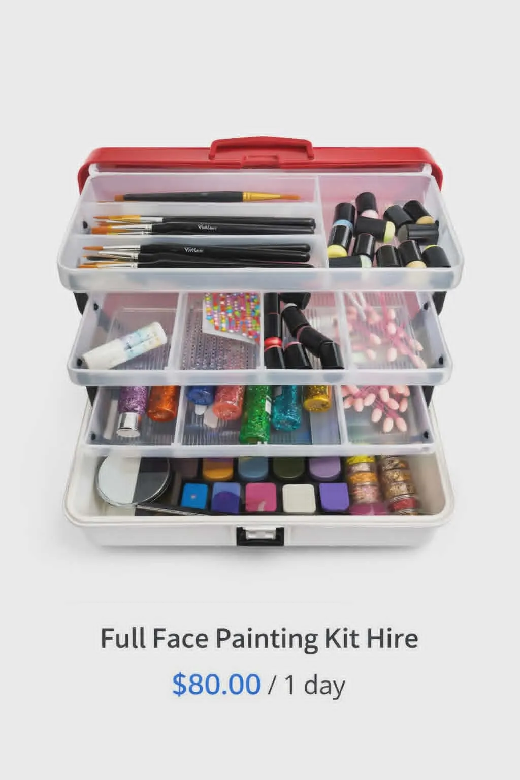 Full Face Painting Kit Hire 