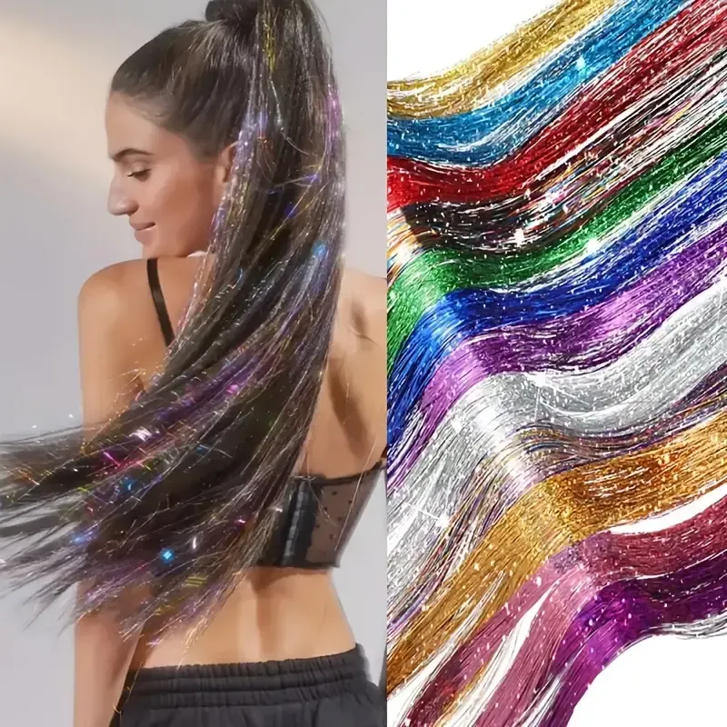 Hair Tinsel Service $150
