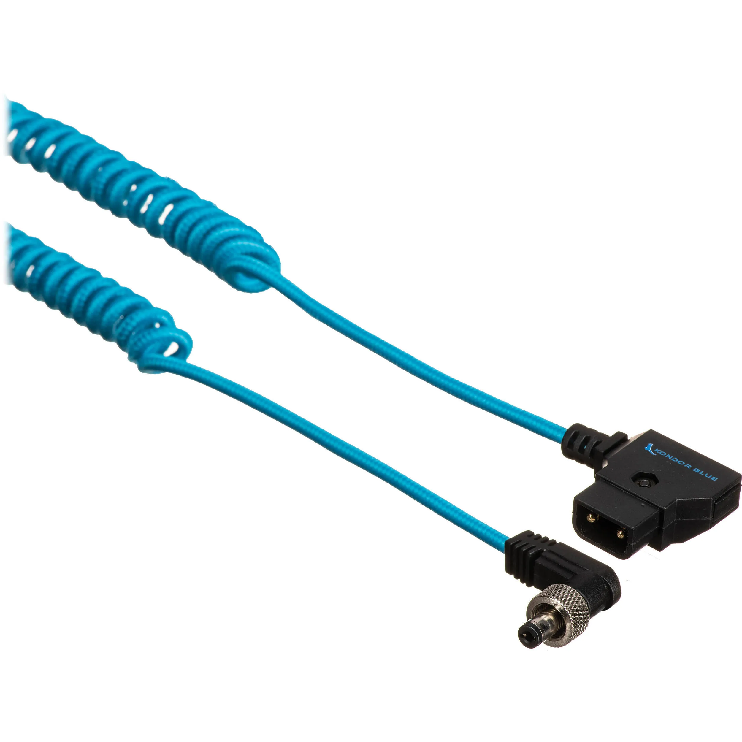 Cable D-Tap a Locking DC 2.1mm Right-Angle -  Kondor Blue