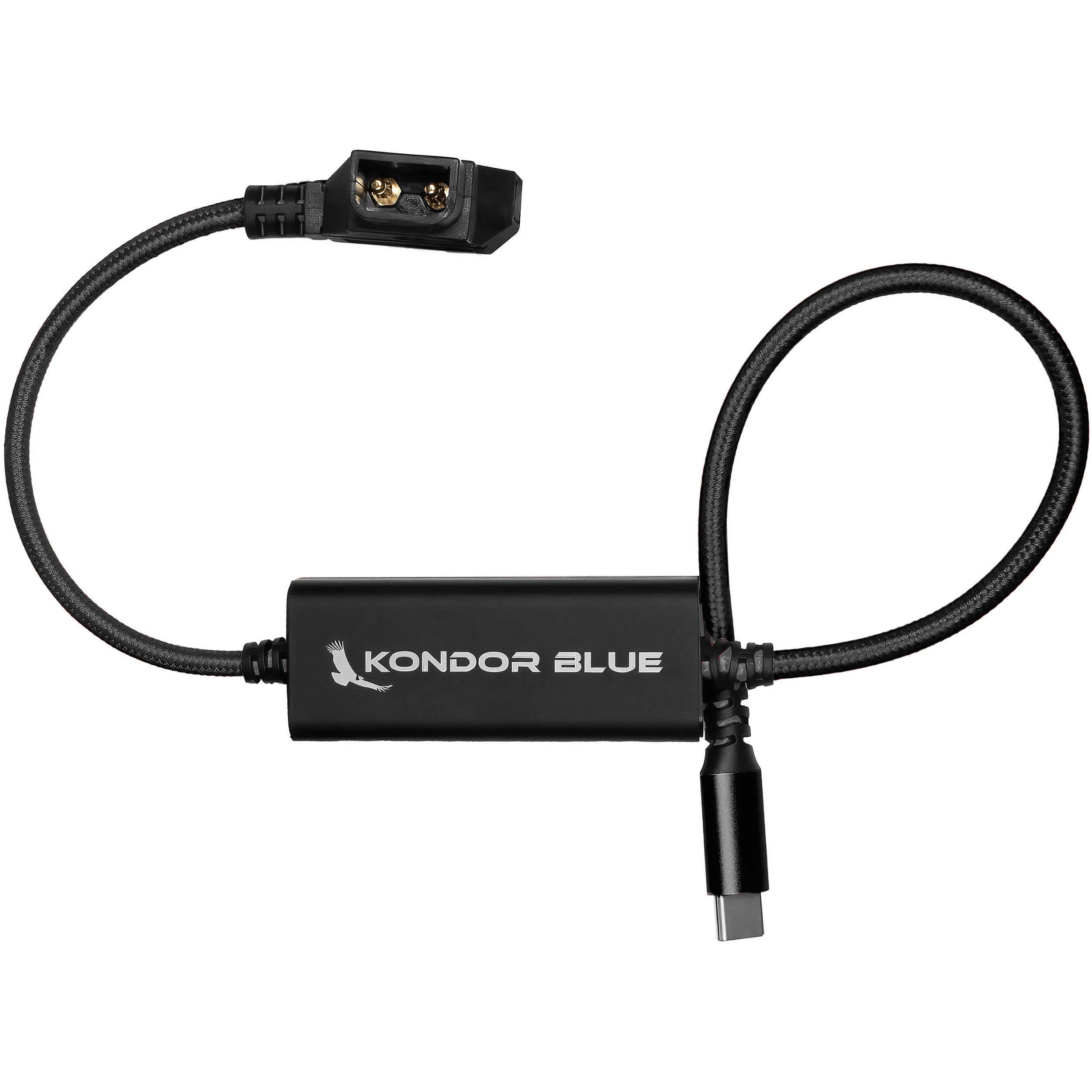 Cable D-Tap to USB-C Power Delivery Cable for Mirrorless Cameras Kondor Blue 