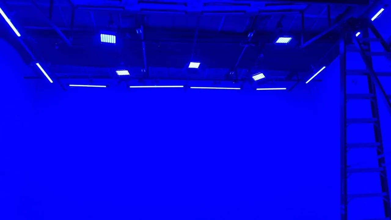 Estudio Blanco con Luces RGB