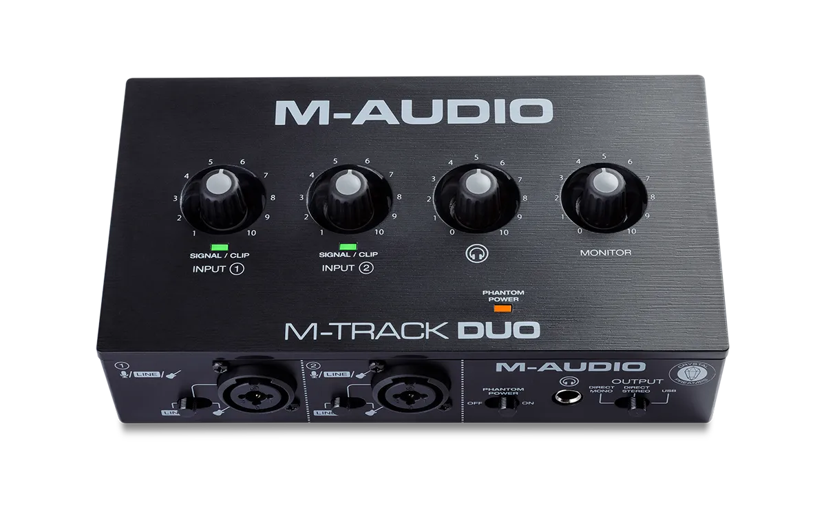 Interfaz de audio M-AUDIO M-Track Audio DUO