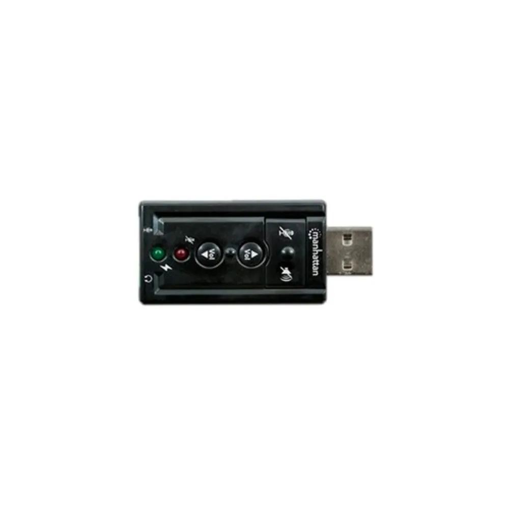 Adaptador USB sonido Manhattan