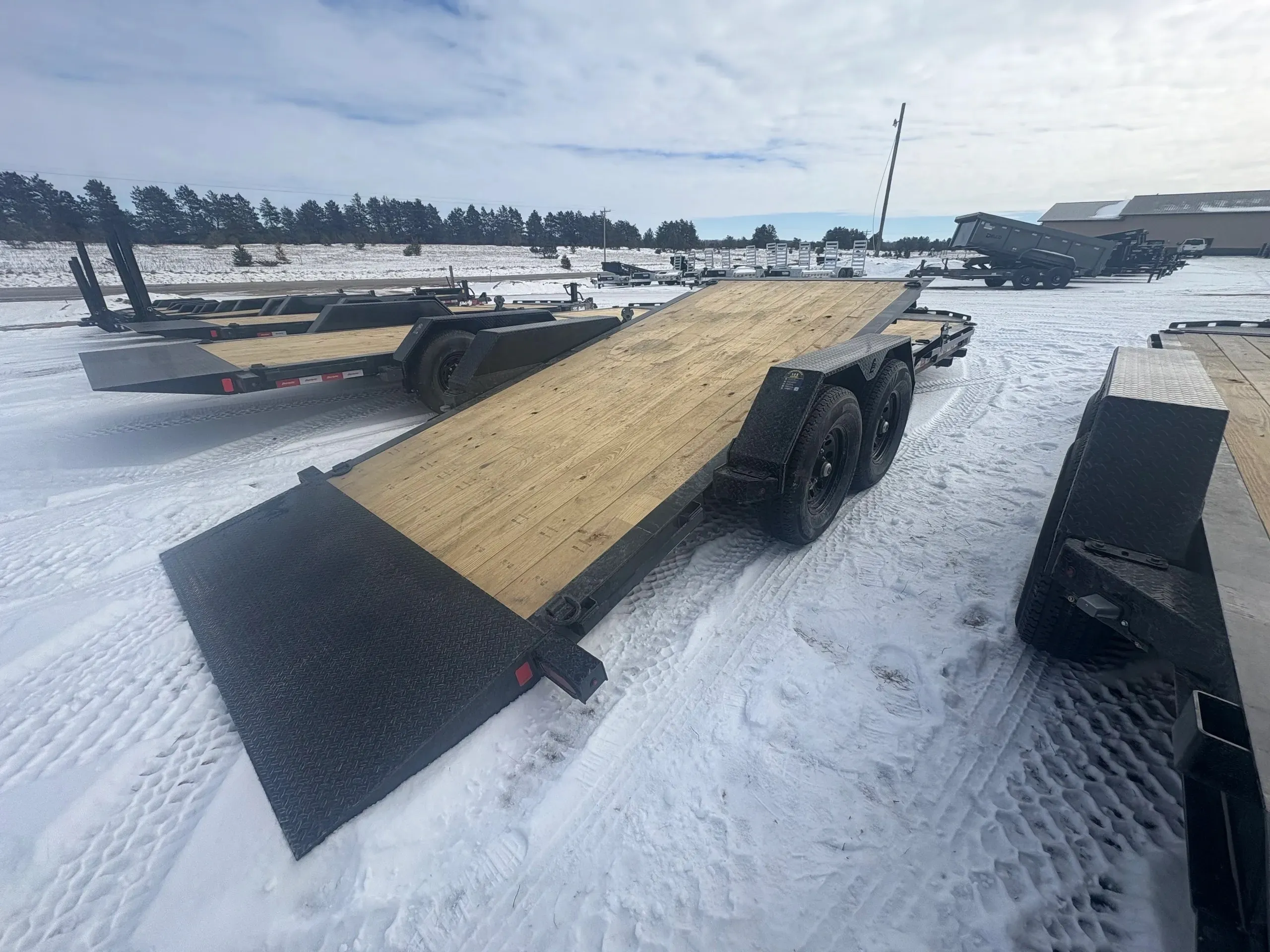 14,000 lbs GVWR Liberty Gravity Tilt Equipment Trailer