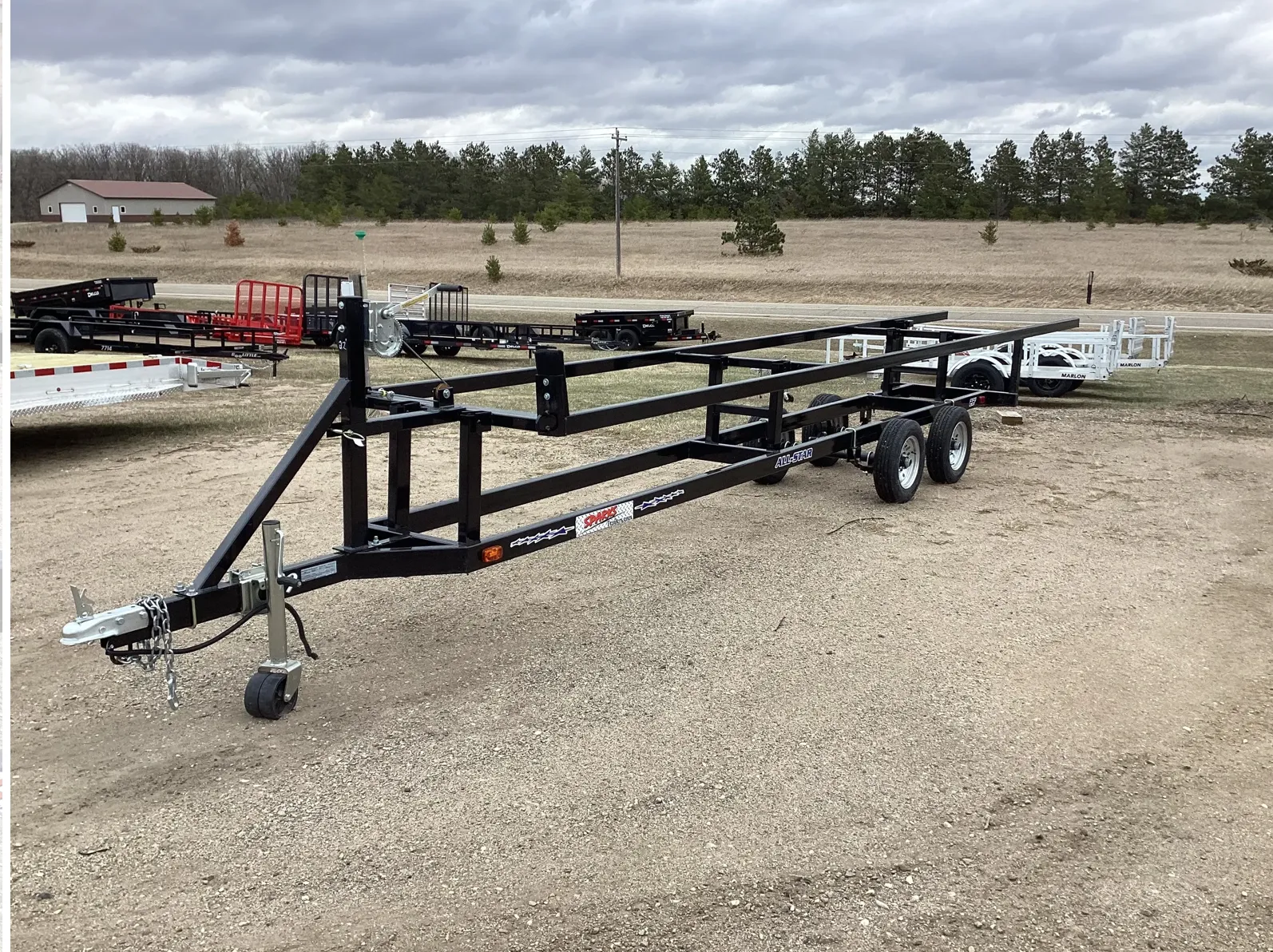 Pontoon Scissor Lift Trailer