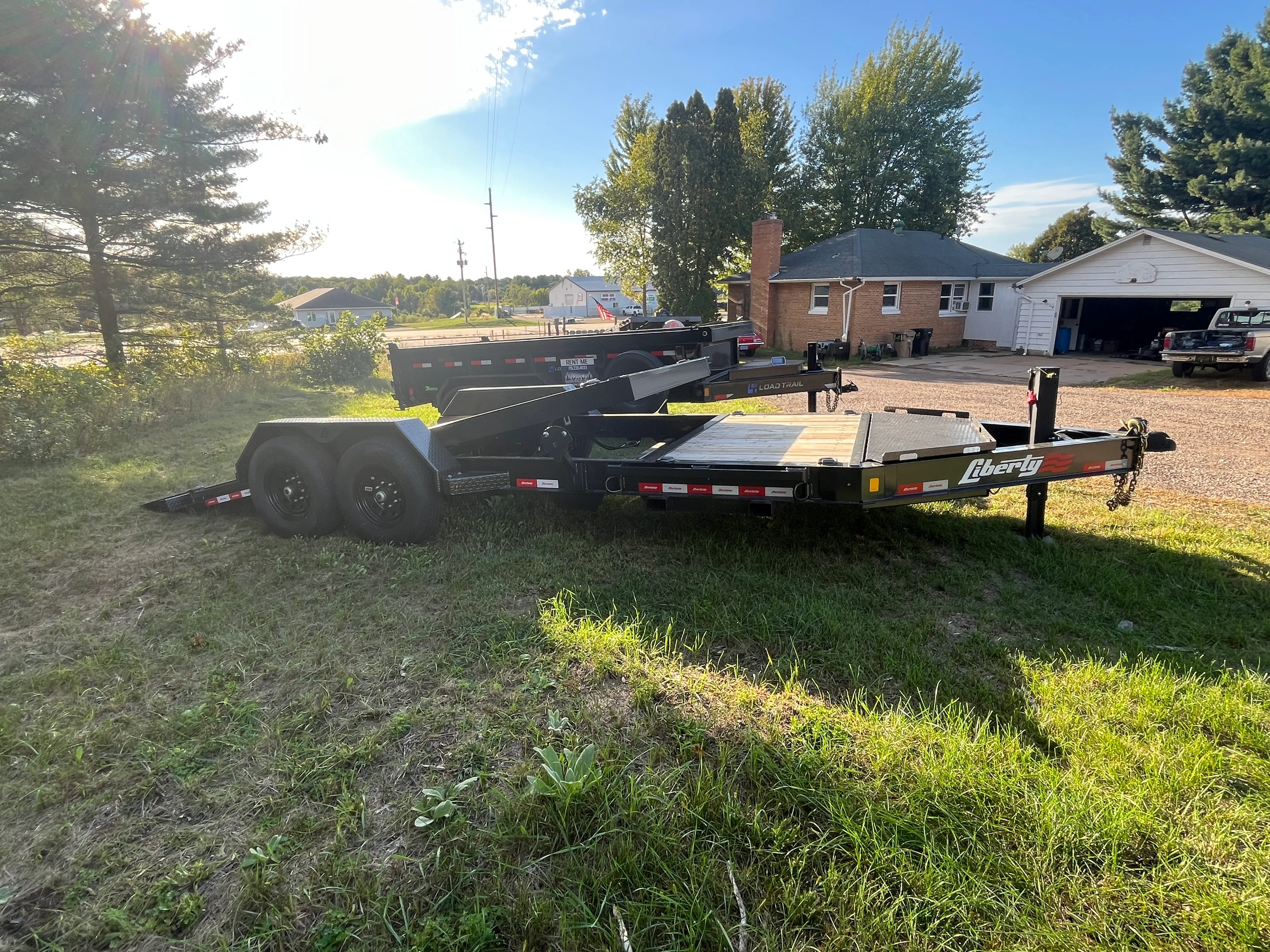 Liberty Gravity Tilt Trailer Rental