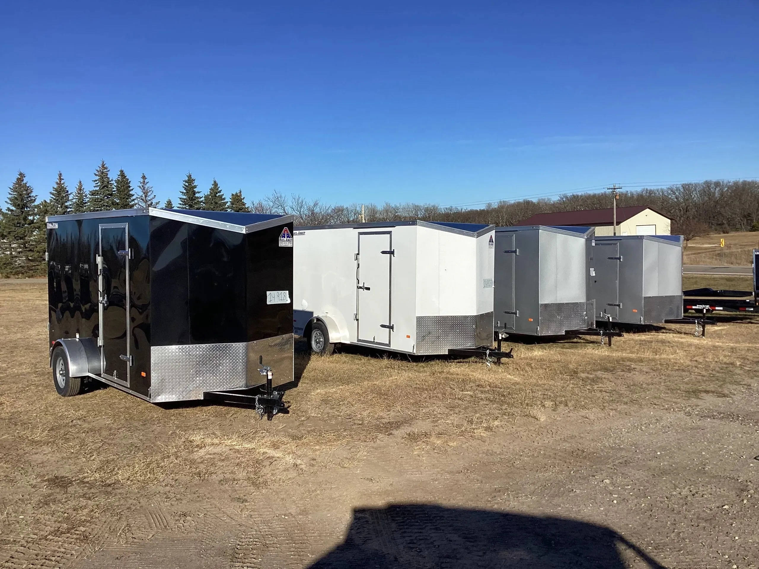 6'x12' Haul About Steel Enclosed Trailer