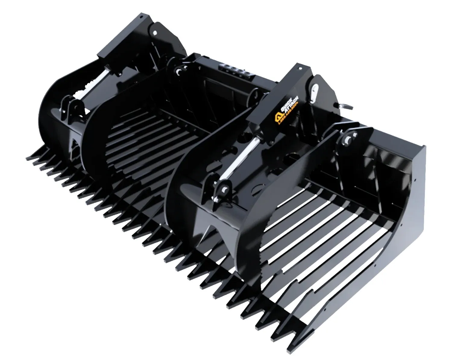 The Rock Haul HD Skeleton Grapple Rock Bucket For Sale