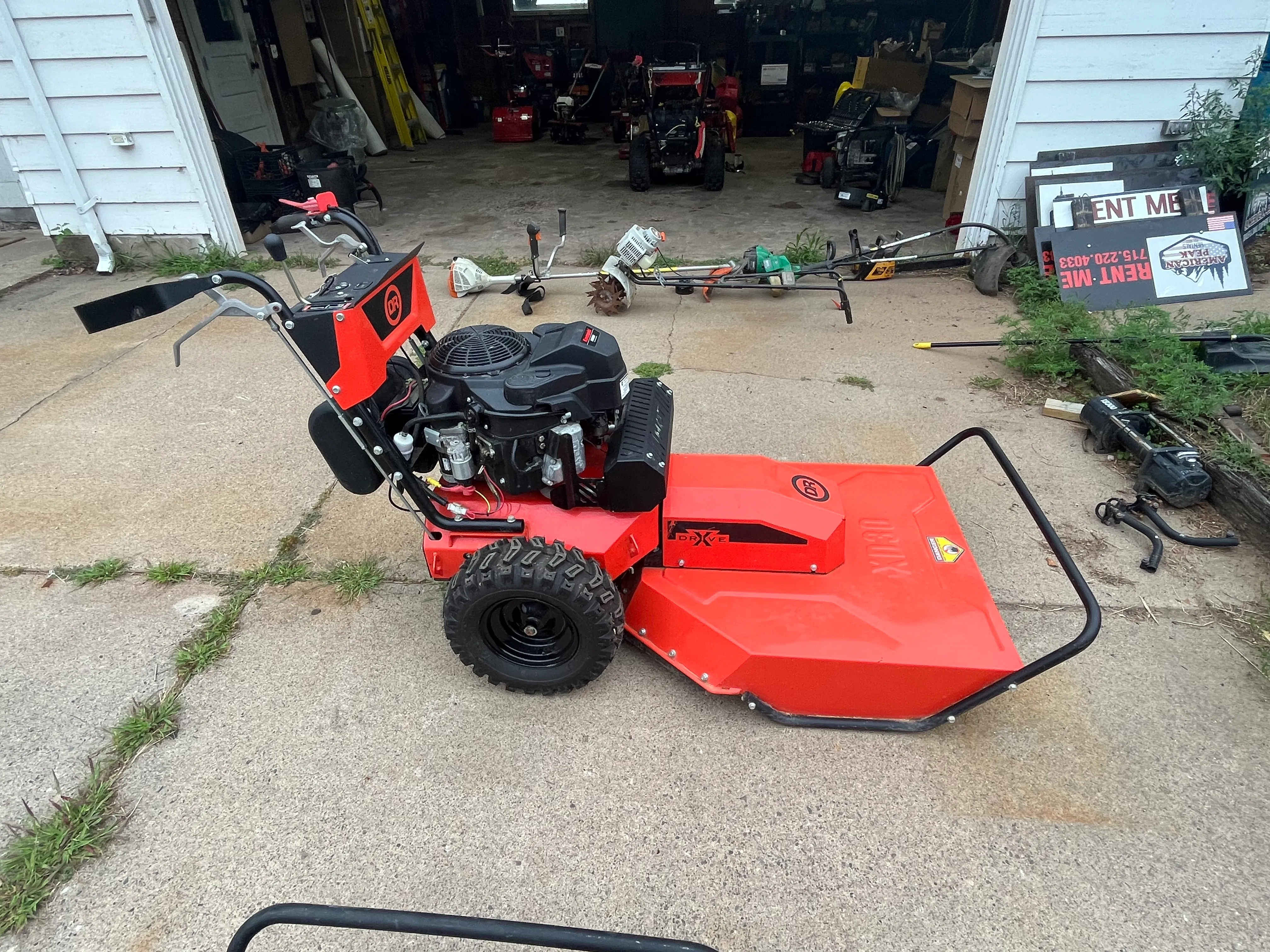 30" Hydrostatic HD Brush Mower 18.5hp