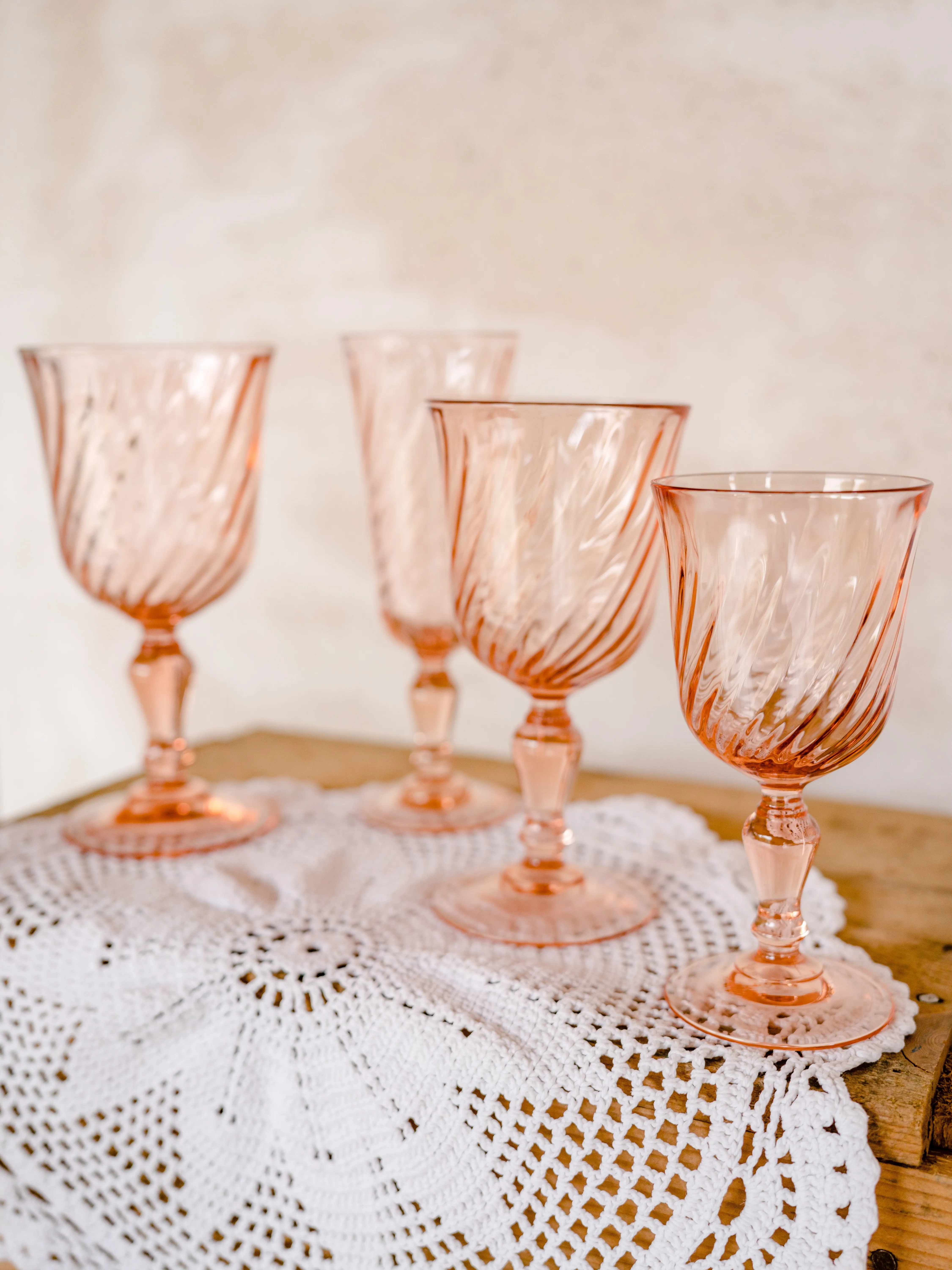 VERRES À PIED | Collection "ROSALINE"