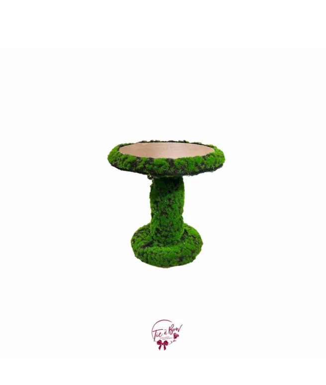 Moss Cake Stand (Medium): 7in W x 8.5in H