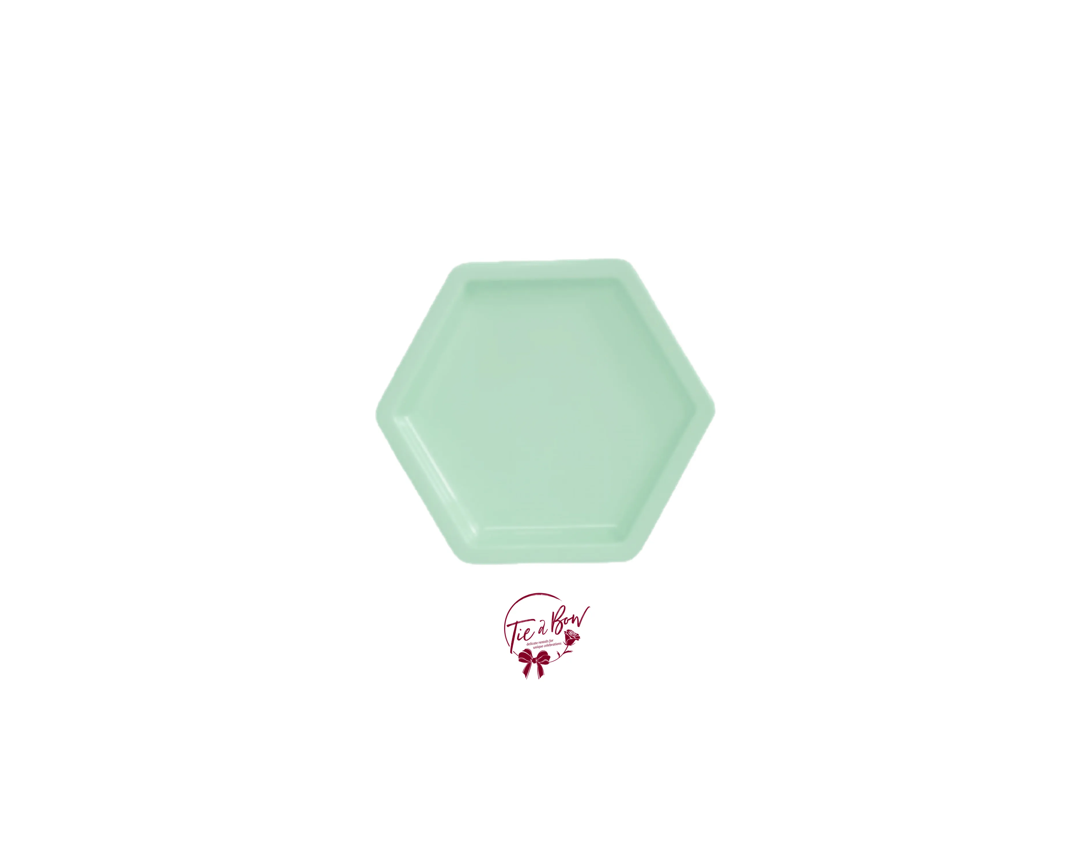 Sage Green Sobo Hexagonal Tray (Medium)