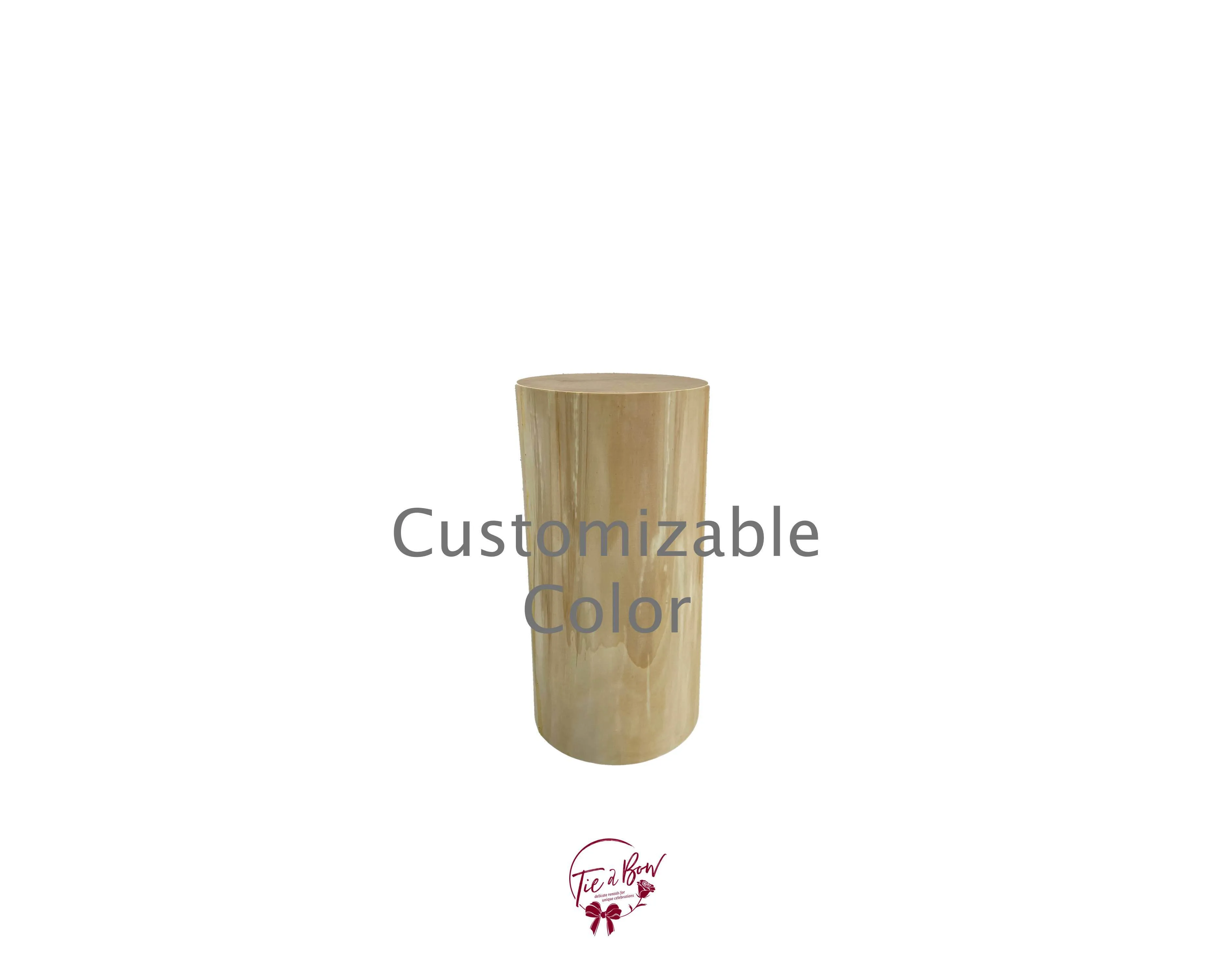 Cylinder Pedestal 13x26 (Short) - Customizable SALE PRICE $130