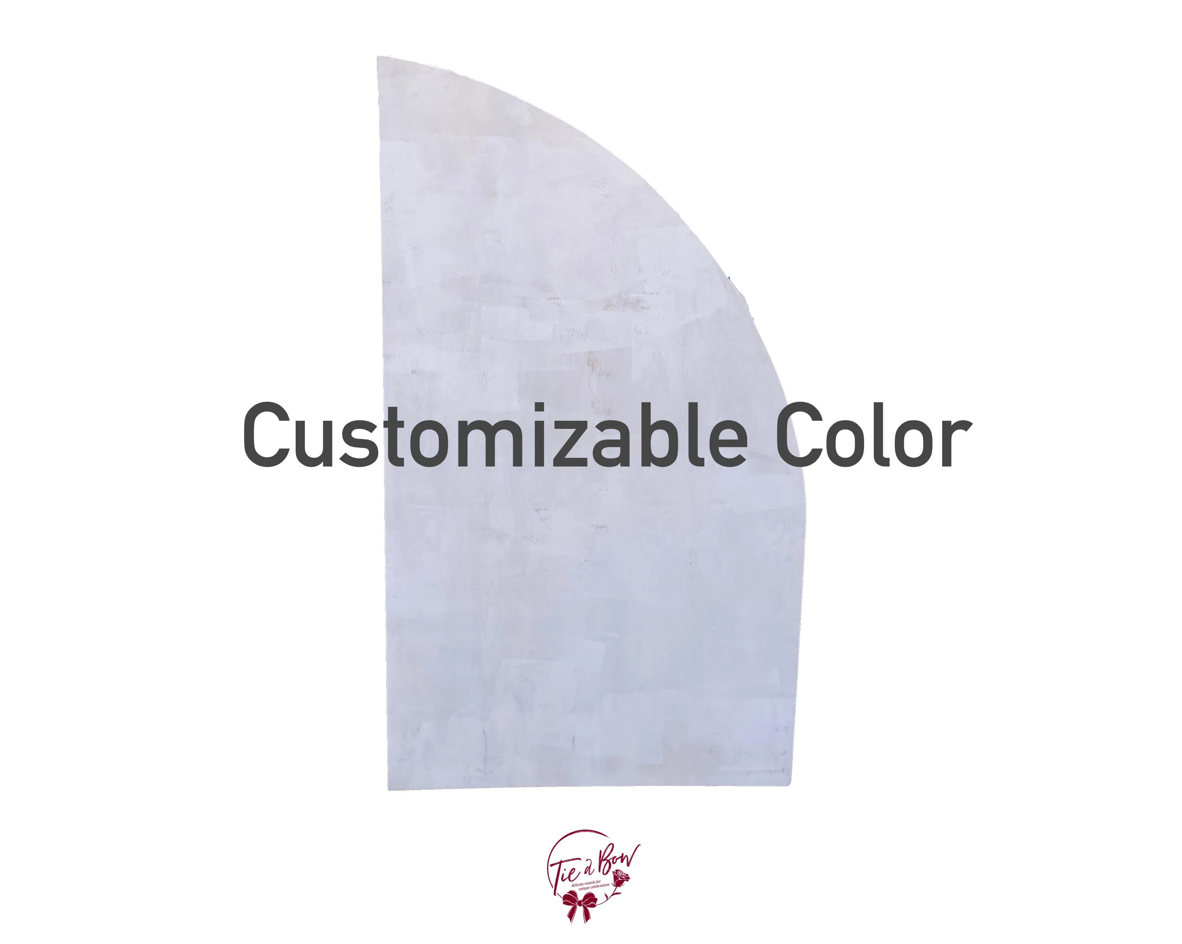 Half Right Arched Backdrop (75in Tall) SALE PRICE $160