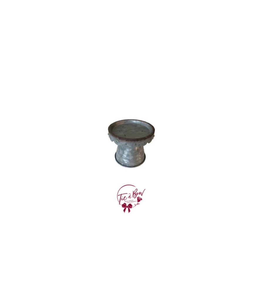 Galvanized Cupcake Stand